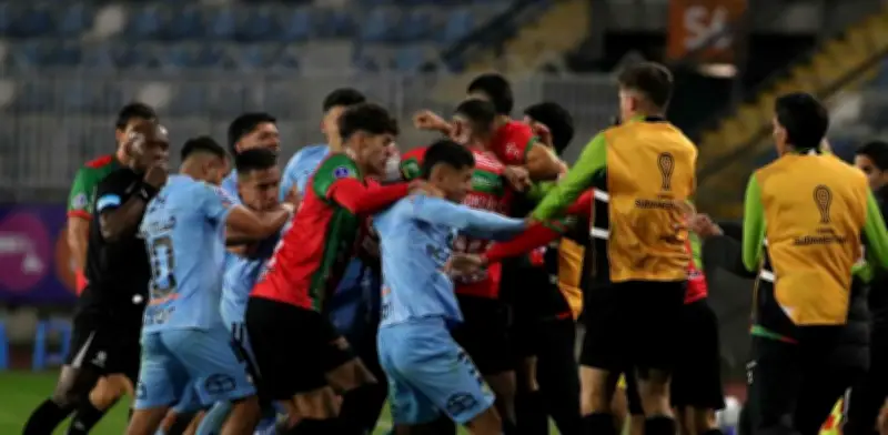 Pelea entre O'Higgins y Boston River: dos expulsados en Copa Sudamericana