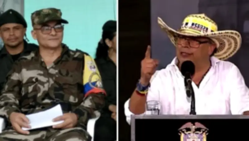 Petro denuncia corrupción en Fuerza Pública que protege a Iván Mordisco de operativos