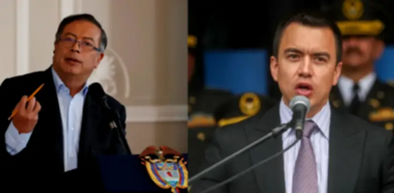 Petro responde a Noboa sobre vínculos con 'Fito' y compara situación con la de Trump