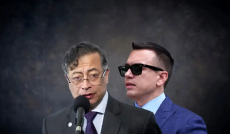 Petro reta a Noboa a reunirse en la frontera: 'Vaya y nos encontramos'