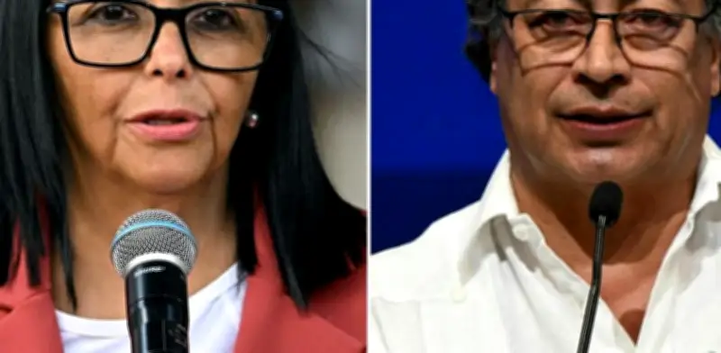 Petro se reúne con Delcy Rodríguez en Caracas: primera visita tras captura de Maduro