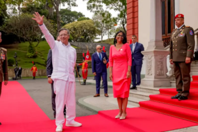 Petro y Delcy Rodríguez se reúnen en Caracas para fortalecer lazos bilaterales