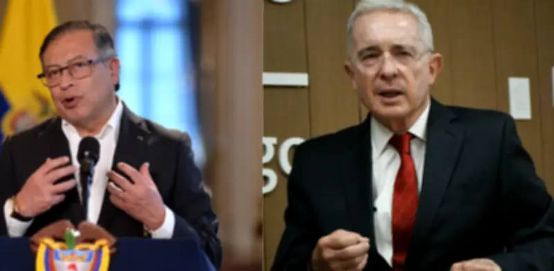 Petro y Uribe se enfrentan por cifras de masacres en Colombia en intercambio en redes sociales