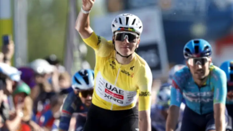 Pogacar gana etapa 3 del Tour de Romandía 2026 y refuerza liderato