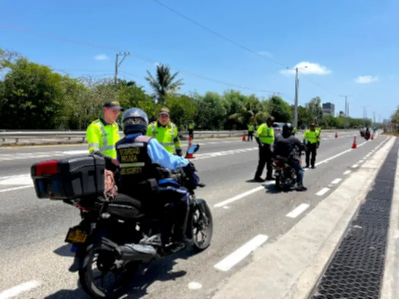 Policía Atlántico despliega operativo especial para garantizar seguridad en Plan Retorno de Semana Santa