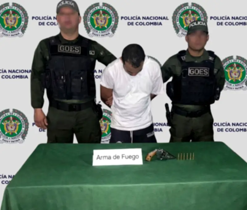Policía captura a 'El Nando', peligroso criminal con ocho antecedentes en Cartagena