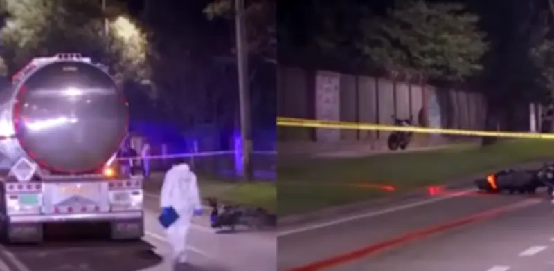 Policía fallece en trágico accidente en la avenida Boyacá de Bogotá tras ser arrollado por tractocamión