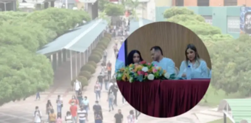 Polémica por presencia de Juliana Guerrero en posesión de rector de la UPC