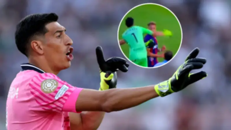 Portero argentino Esteban Andrada golpea a rival con puñetazo en la cara