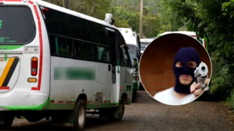 Presunto sicario intercepta bus escolar en Cali tras asesinato en El Carmelo