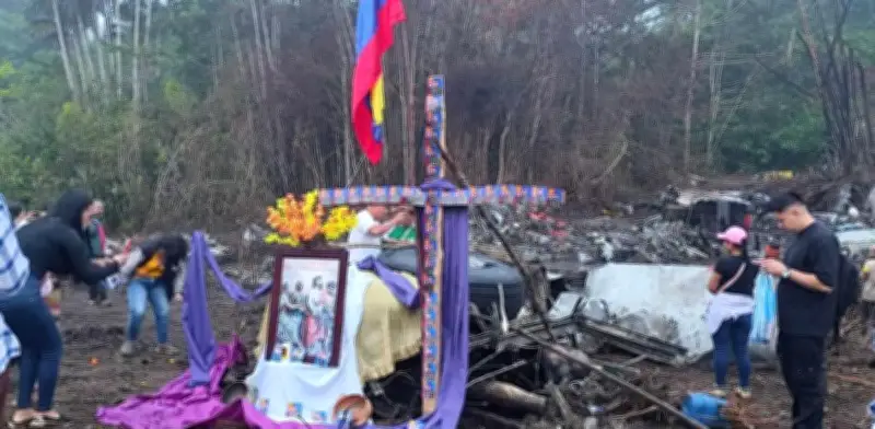 Procesión religiosa en Putumayo honra a víctimas del accidente aéreo del Hércules