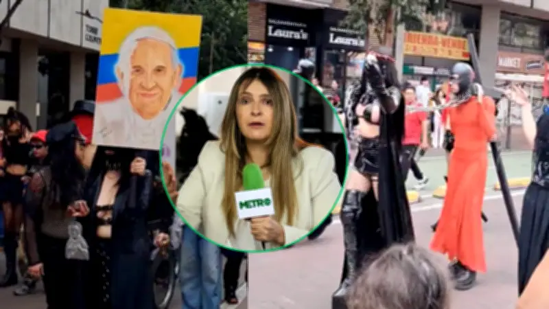 Protesta trans altera misa en Bogotá: Paloma Valencia reacciona con indignación