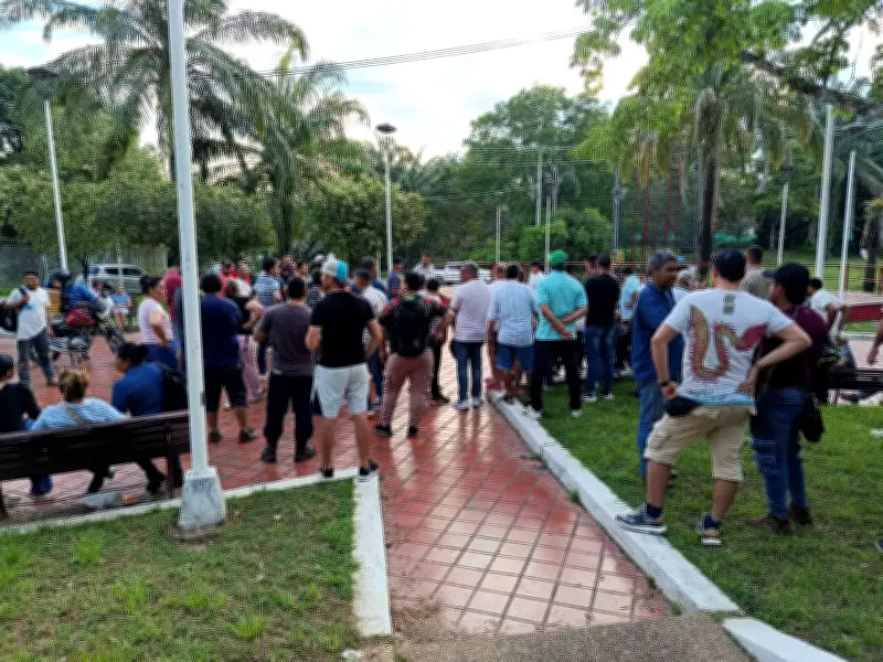Protestas en Barrancabermeja por reducción de inversión en campo petrolero La Cira-Infantas