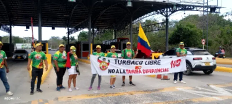 Protestas en Turbaco: Ciudadanos exigen desmonte definitivo del peaje en medio de incertidumbre