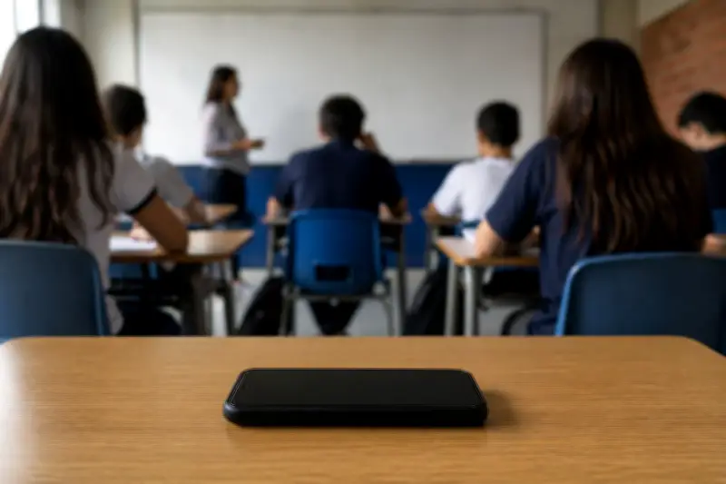 Proyecto de ley busca limitar uso de celulares en colegios de Colombia