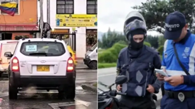 ¿Qué significa el letrero “No PDA” en carros y motos en Colombia?