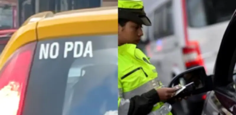 ¿Qué significa “NO PDA” en los vehículos en Colombia?