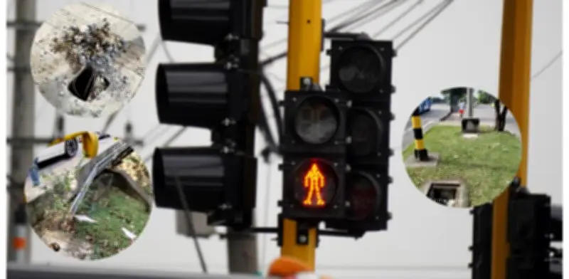 Rabia acumulada y semáforos vandalizados: el desafío a la autoridad de tránsito en Cali