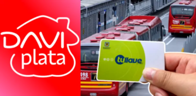 Recarga TuLlave de TransMilenio con DaviPlata desde cualquier lugar sin estaciones