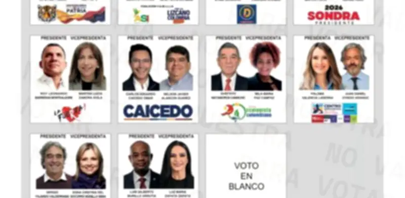 Registraduría revela nuevo diseño del tarjetón electoral tras renuncia de Clara López