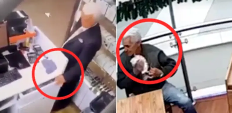 Revelan video de otro robo del 'abuelo ladrón' en el Aeropuerto El Dorado de Bogotá
