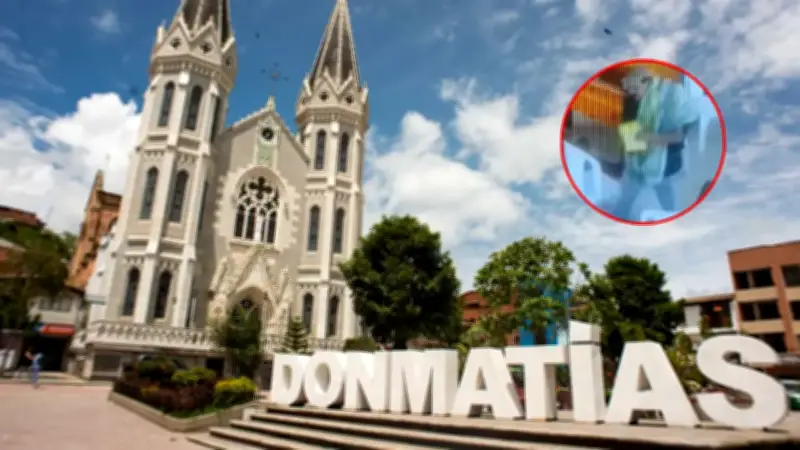 Roban elementos tecnológicos de iglesia en Donmatías, Antioquia