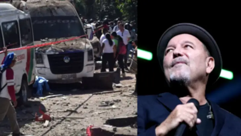 Rubén Blades envía emotivo mensaje tras atentado en vía Popayán-Cali