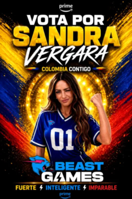 Sandra Vergara busca representar a Colombia en los Beast Games de MrBeast