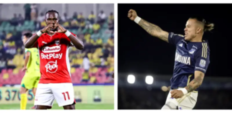 Santa Fe y Millonarios enfrentan semana crucial: debut internacional y clásico decisivo por clasificación