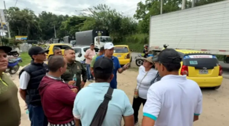 Santander: Comunidad de El Buey levanta paro tras acuerdos sobre impuesto predial rural