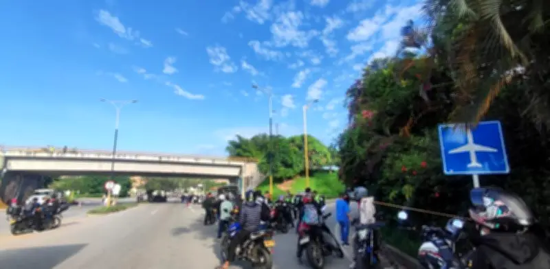 Santander enfrenta pérdidas millonarias por bloqueos viales en paro contra avalúo catastral