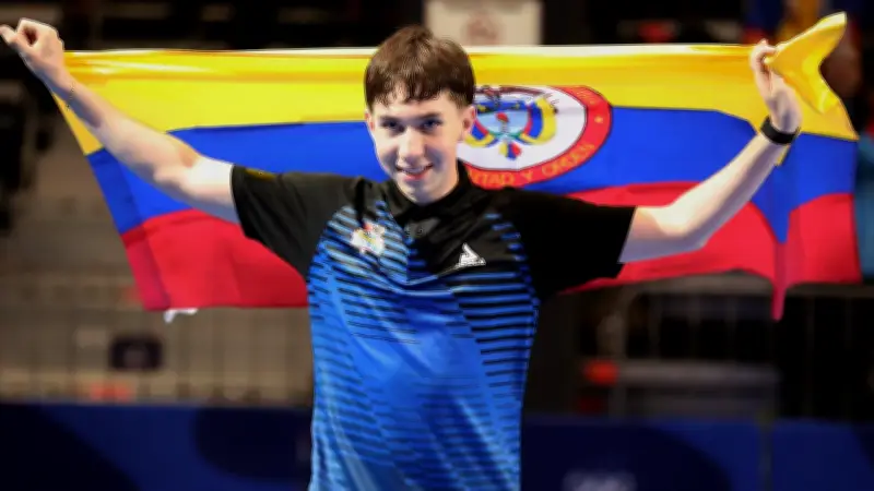 Sebastián Bedoya: el sacrificio detrás de la medalla de oro en tenis de mesa para Colombia