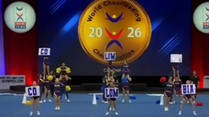 Selección Colombia de Porrismo campeona mundial en Orlando
