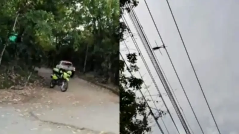 Sicario intercepta ruta escolar en Cali para escapar de la policía