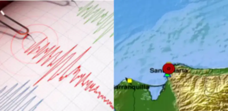 Sismo de 2,4 sacude Santa Marta: epicentro en Taganga y profundidad superficial