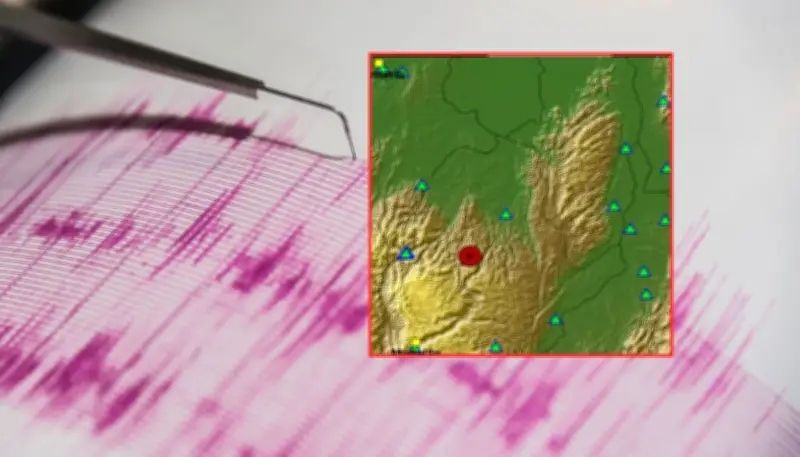 Sismo de magnitud 2.7 sacude Antioquia en la madrugada sin reportes de daños materiales
