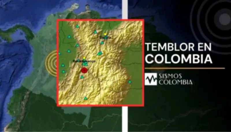 Sismo de magnitud 3.6 sacudió Santander en madrugada: epicentro en Los Santos