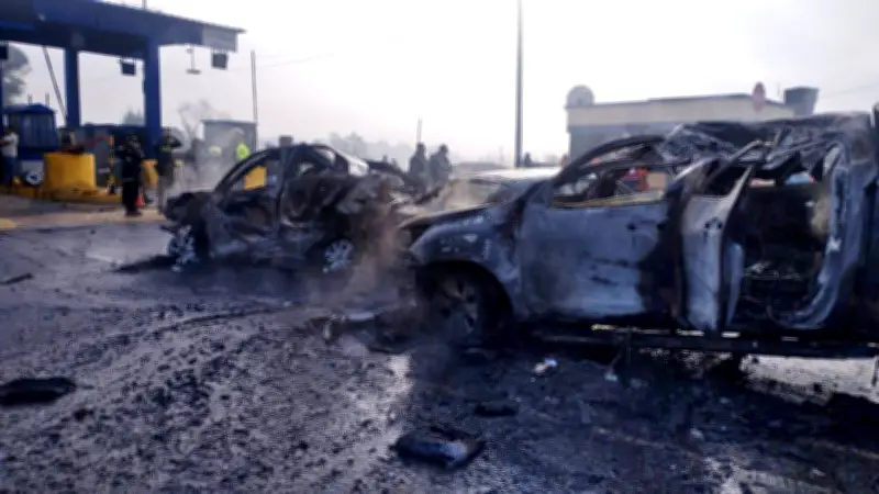 Sobrevivientes del siniestro en peaje Bogotá-Ubaté relatan el caos: 'Rompí el vidrio para escapar'