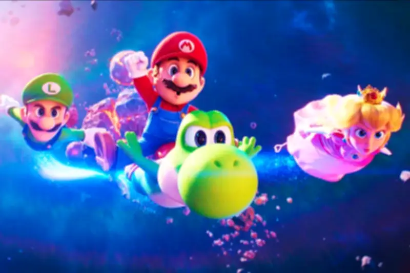Super Mario Galaxy Movie arrasa en taquilla con 400 millones de dólares en estreno