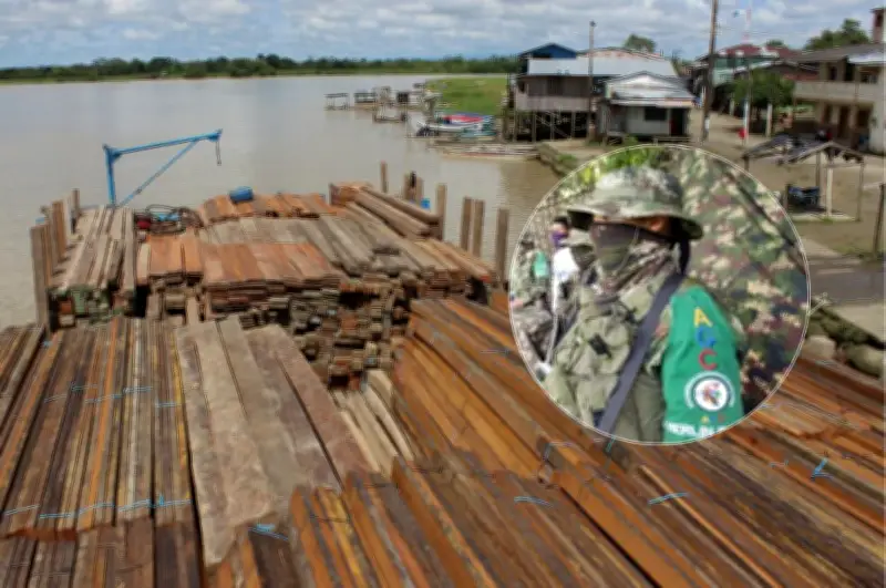 Tala ilegal en Chocó: madera del Clan del Golfo llega a Europa camuflada como legal