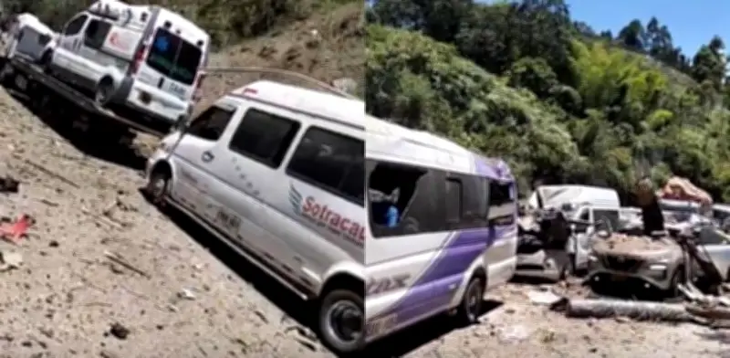 Terror en la vía Panamericana: 10 muertos y 12 heridos por ataque con cilindro explosivo a bus en Cajibío, Cauca