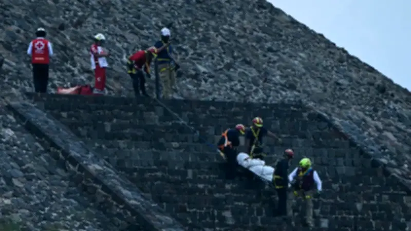 Tiroteo en pirámides de Teotihuacán deja 13 heridos, entre ellos tres colombianos