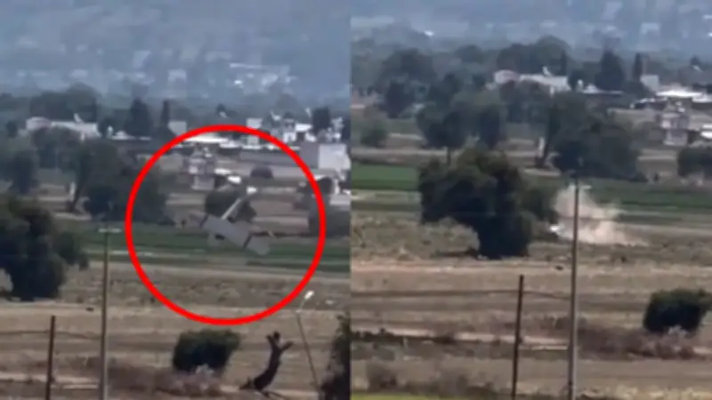 Tragedia aérea en México: Avioneta se desploma minutos después de despegar
