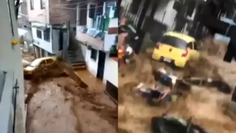 Tragedia en Medellín: Niña de 5 años fallece tras desbordamiento de quebrada por aguacero
