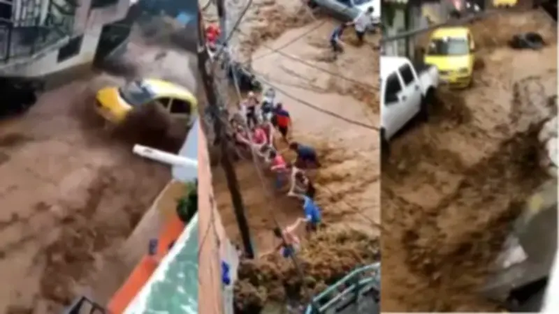 Tragedia en Medellín: Niña de 5 años muere por desbordamiento de quebrada La Máquina
