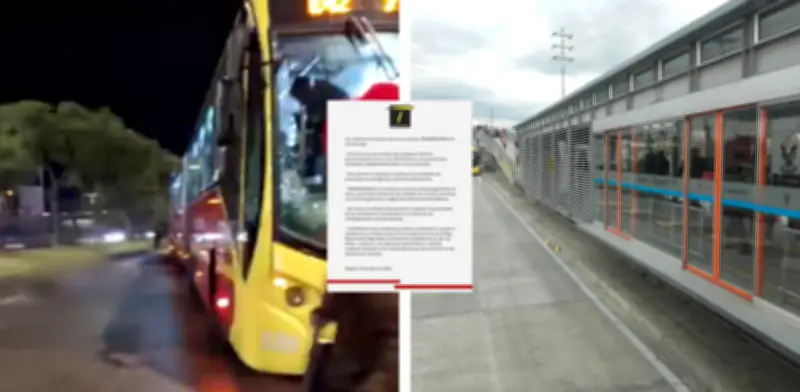 Tragedia en Soacha: peatón muere atropellado por bus de TransMilenio tras invadir carril exclusivo