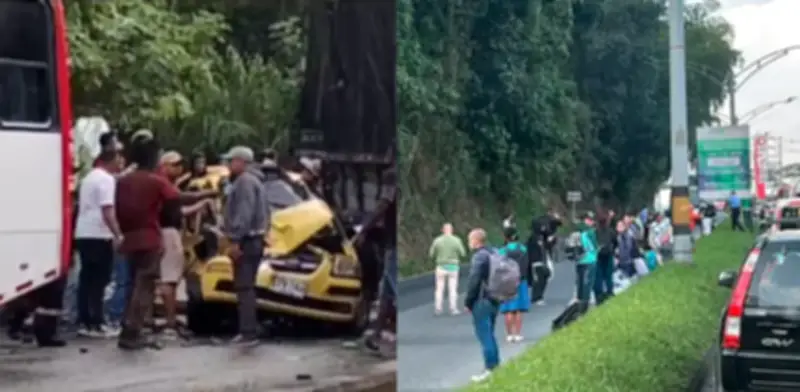 Tres muertos y dos heridos en accidentes viales durante Semana Santa en Antioquia
