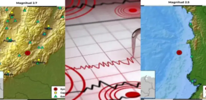 Tres sismos sacudieron Colombia este jueves 9 de abril: epicentros en Quindío, Huila y Chocó