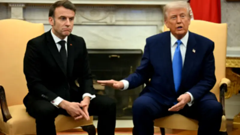 Trump bromea sobre supuesta bofetada de esposa a Macron en medio de tensiones con la OTAN