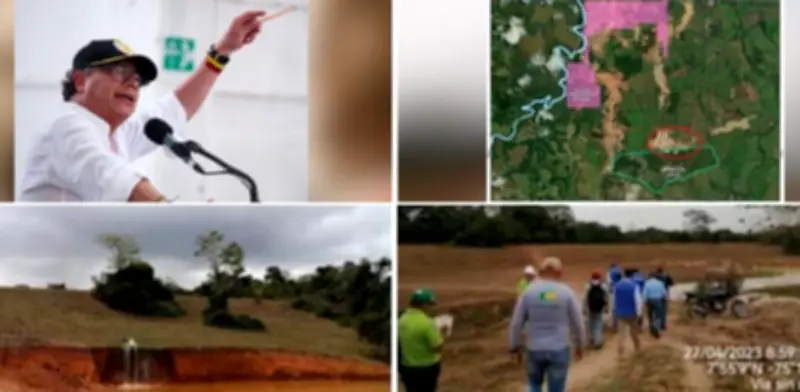 Título minero de Petro no colinda con batallón Rifles pero está en zona de minería ilegal